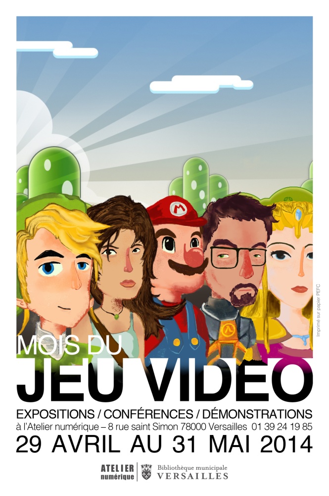 Illustration de l'article sur Versailles : Mois du jeu vido  l'Atelier numrique